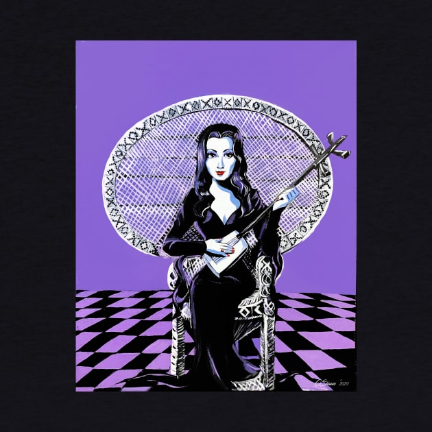 Morticia Addams The Addams Family by Magenta Arts